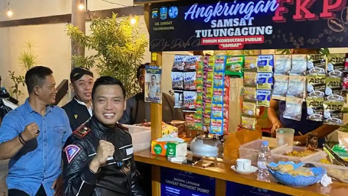 Forum Konsultasi Publik Samsat  Tulungagung Dikemas Ala Angkringan, Buka Sampai Malam Hari