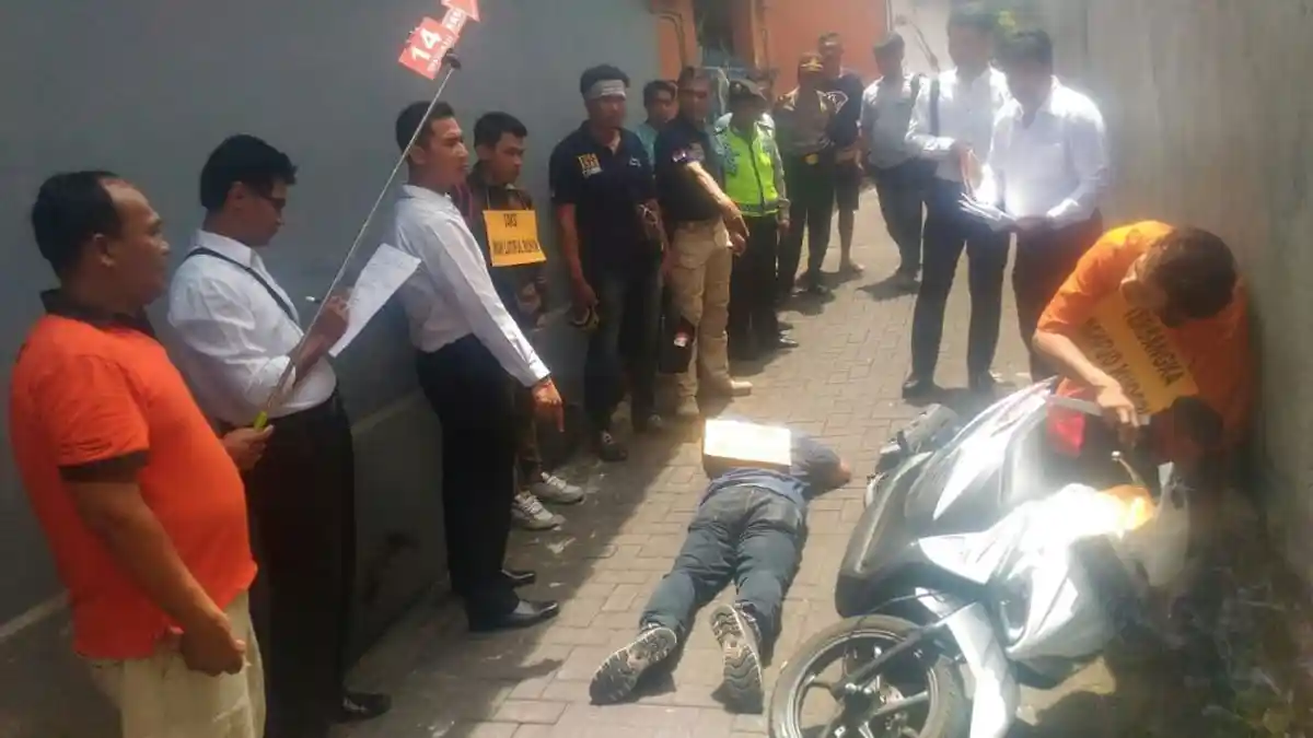 Begini Detik-Detik Pembunuhan Imran Hamdani oleh Mahfud Anshori