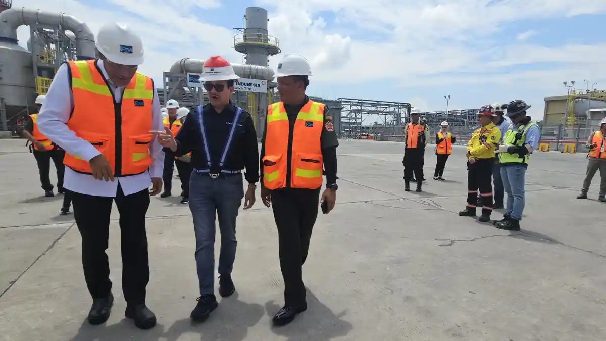 Wakil Gubernur Lemhannas RI Kunjungi Smelter PTFI di Gresik, Tinjau Tata Kelola