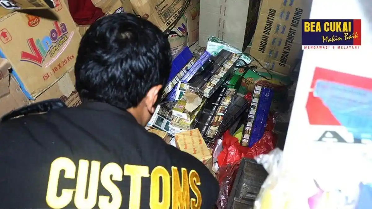 Bea Cukai Denpasar Amankan Puluhan Ribu Rokok Ilegal Hasil Operasi Gempur