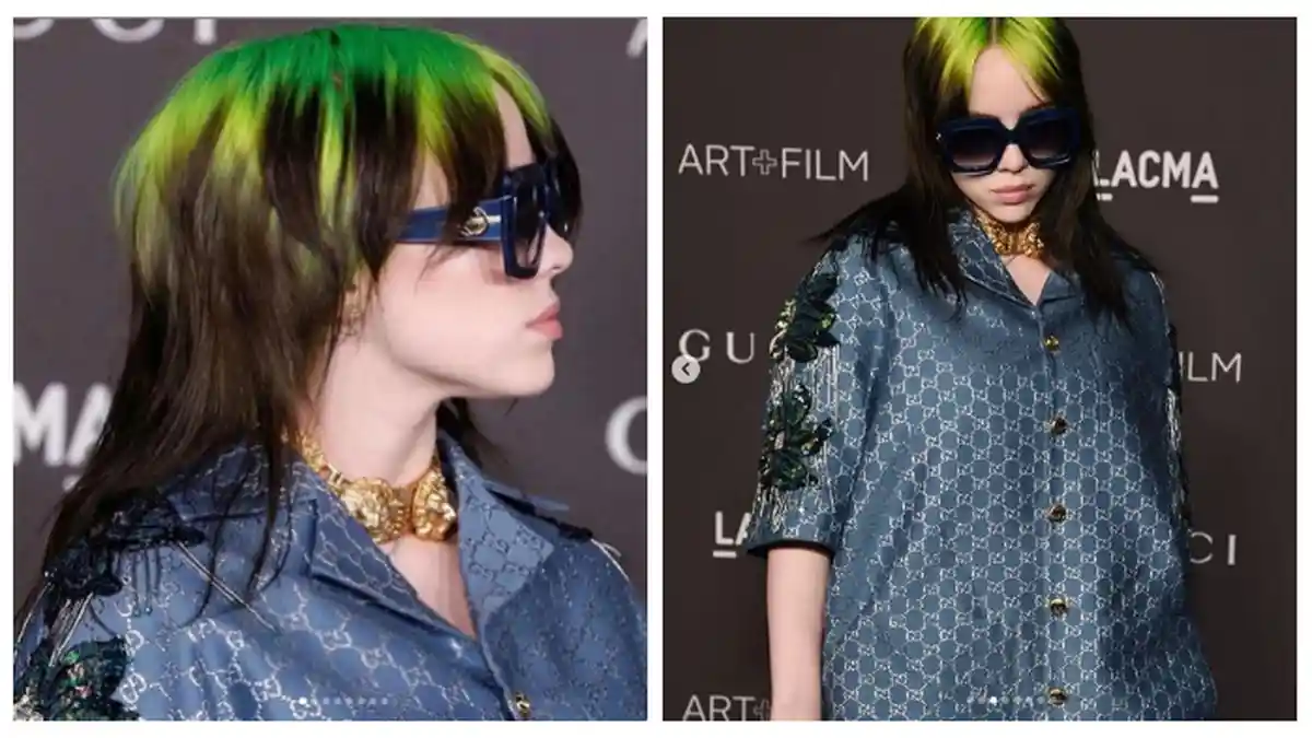 Intip Gaya Rambut Baru Billie Eilish Model Mullet Hijau Neon, Rambut ...