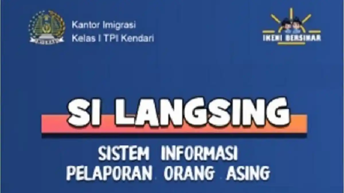 Mengenal Si Langsing, Aplikasi Kantor Imigrasi Kendari Memudahkan Pengawasan Warga Negara Asing