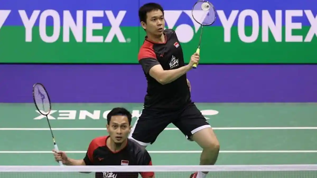 VIDEO - Saat Pukulan Akrobatik Hendra Setiawan di India Open 2022 Mengundang Decak Kagum Komentator