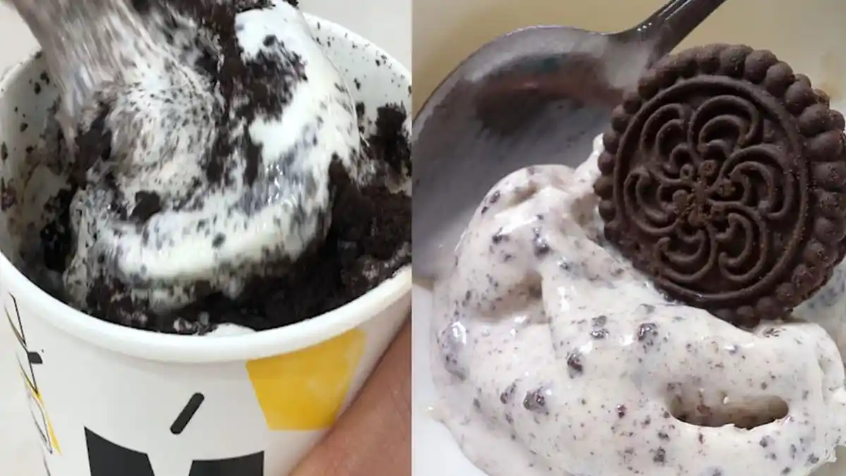 Cara Membuat McFlurry OREO : Siapkan 6 Butir Oreo dan Krim Kental Manis