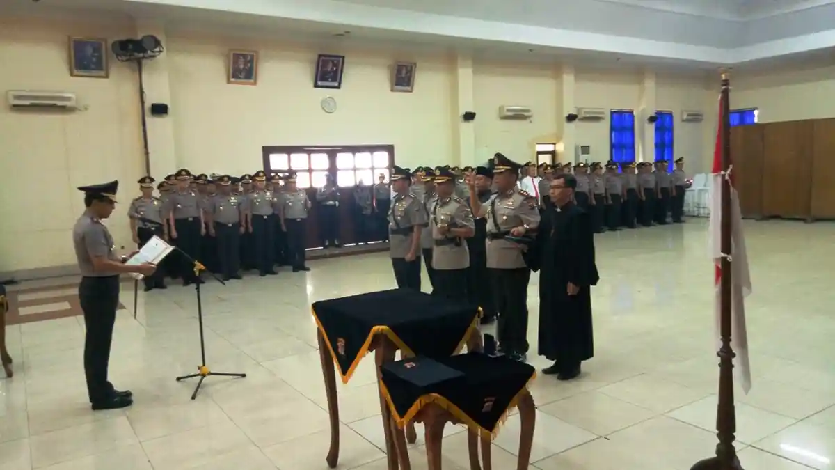 Empat Pimpinan di Lingkup Polda DIY Mengalami Rotasi