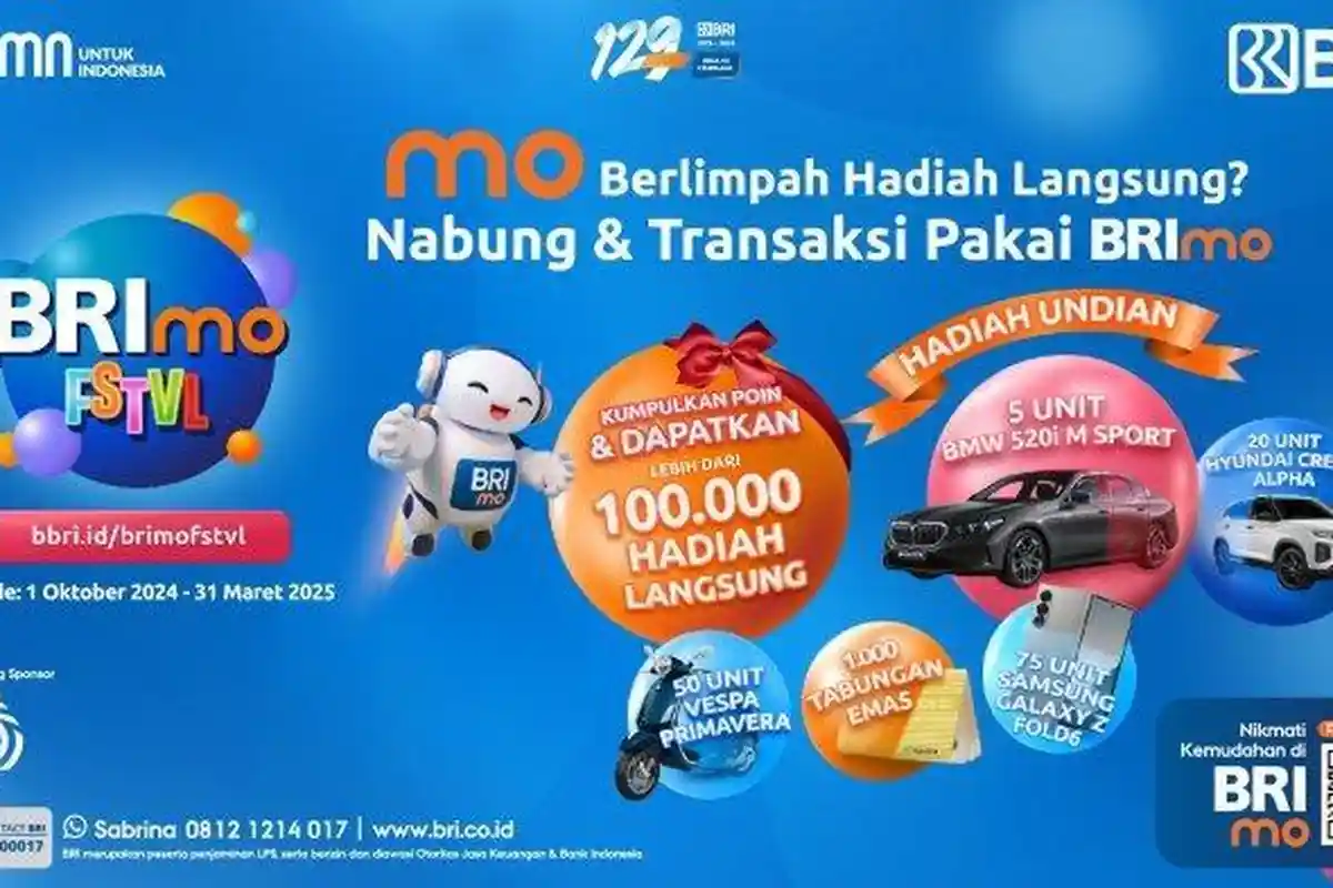 Kabar Bahagia! BRImo FSTVL 2024 Bertabur Ratusan Ribu Hadiah Menarik Bagi Seluruh Nasabah Setia BRI