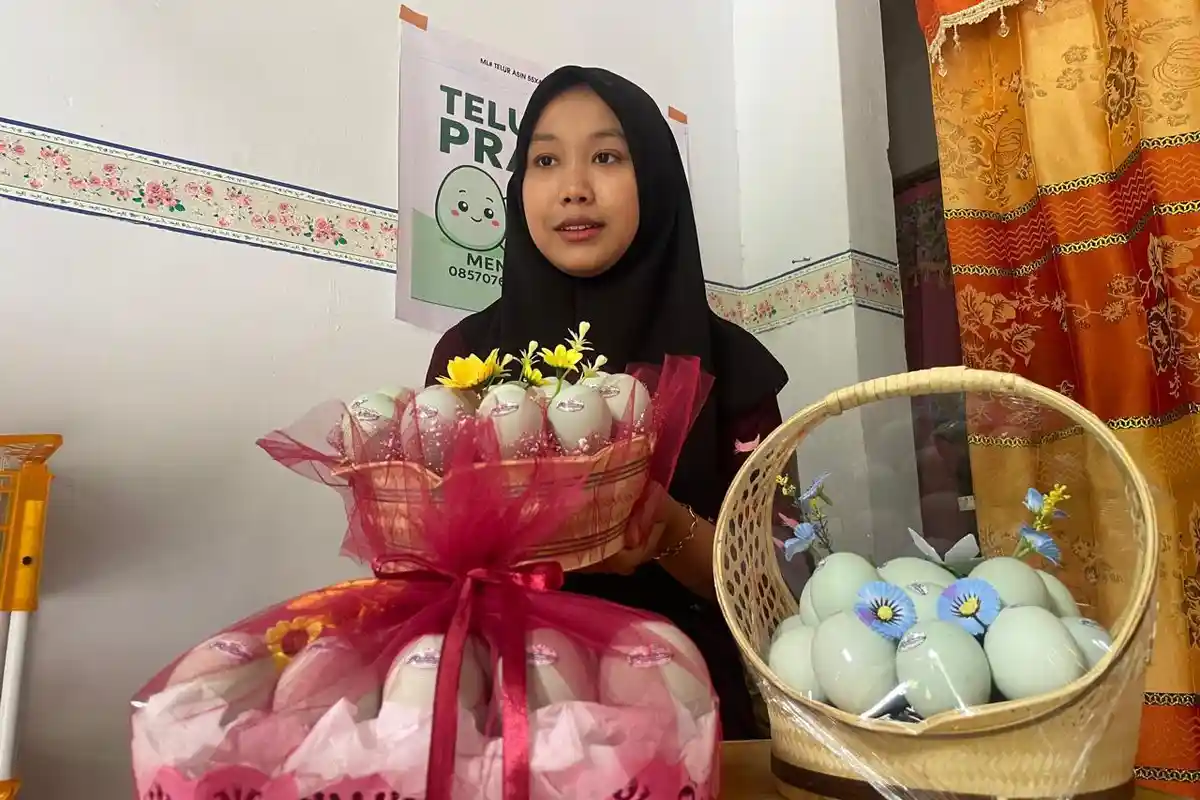 Hampers Telur Asin Karya Warga Diwek Jombang Jadi Tren Baru Seserahan Calon Pengantin
