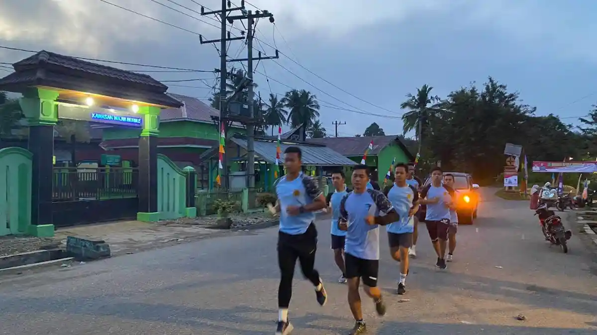 Lapas Penyabungan Ikut Serta Meriahkan Event Pengayoman Virtual Run Jelang HDKD ke-77 