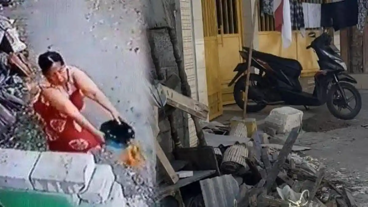 Masriah, Emak-emak Si Pembuang Air Kencing dan Tinja Berulah Lagi, Halangi Proses Renovasi Tetangga