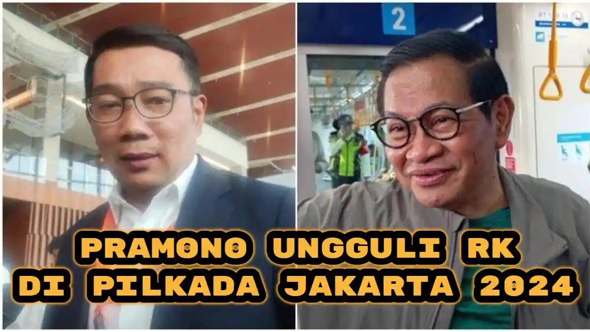 Survei Pilkada Jakarta 2024, Elektabilitas Pramono-Rano Melonjak Drastis, Salip Ridwan Kamil-Suswono