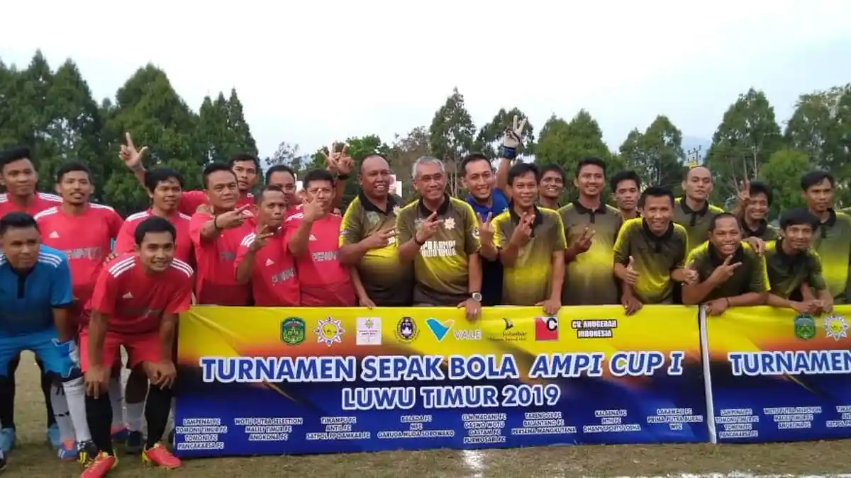Turnamen Sepak Bola AMPI Luwu Timur Cup 1 Mulai Bergulir, Hadiahnya Puluhan Juta
