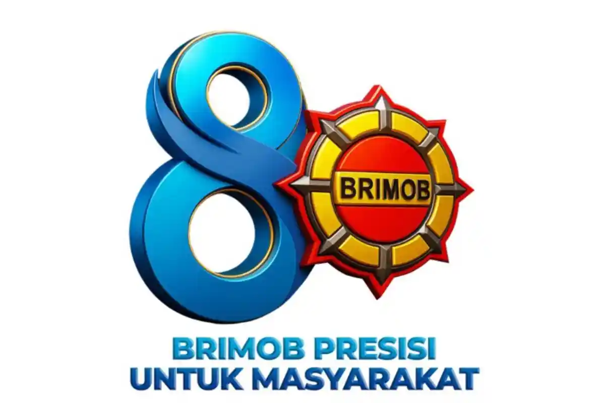 Tema dan Link Download Logo HUT ke-80 Korps Brimob Polri 2025