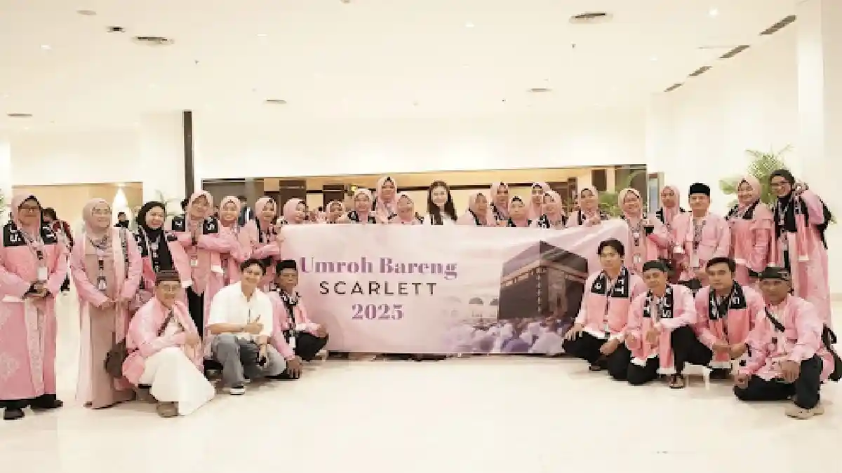 Scarlett Wujudkan Kecantikan yang Berdampak Nyata Lewat Program CSR Umrah Bareng Zaskia Adya Mecca