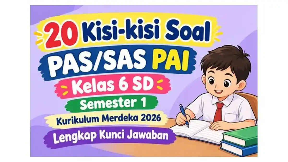 20 Kisi-kisi Soal PAS/SAS PAI Kelas 6 SD Semester 1 Kurikulum Merdeka ...