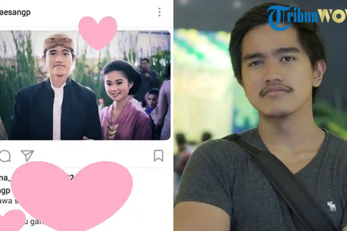 Foto Kaesang Bersanding dengan Gadis Bersanggul, Captionnya Itu Lho 'Kode Keras' Banget!