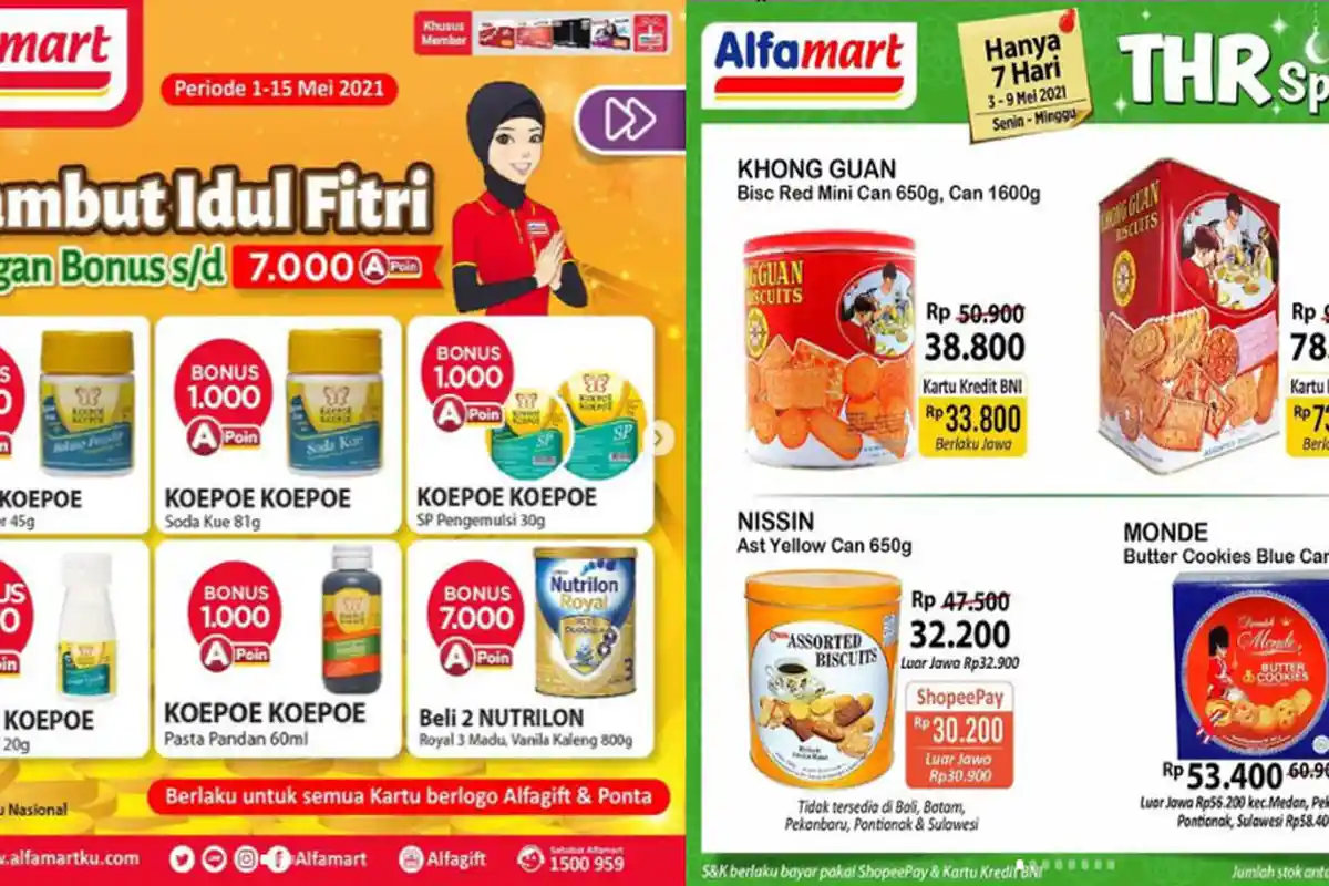 PROMO ALFAMART Hari Ini 4 Mei 2021, Nikmati Promo THR Spesial Sambut Idul Fitri hingga Serba Gratis