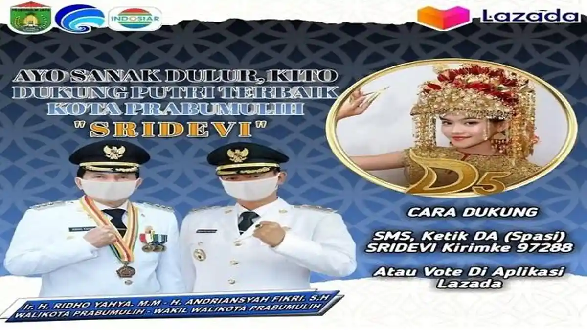 Sri Devi Masuk Grand Final d'academy 5, Walikota Prabumulih Sebar Edaran