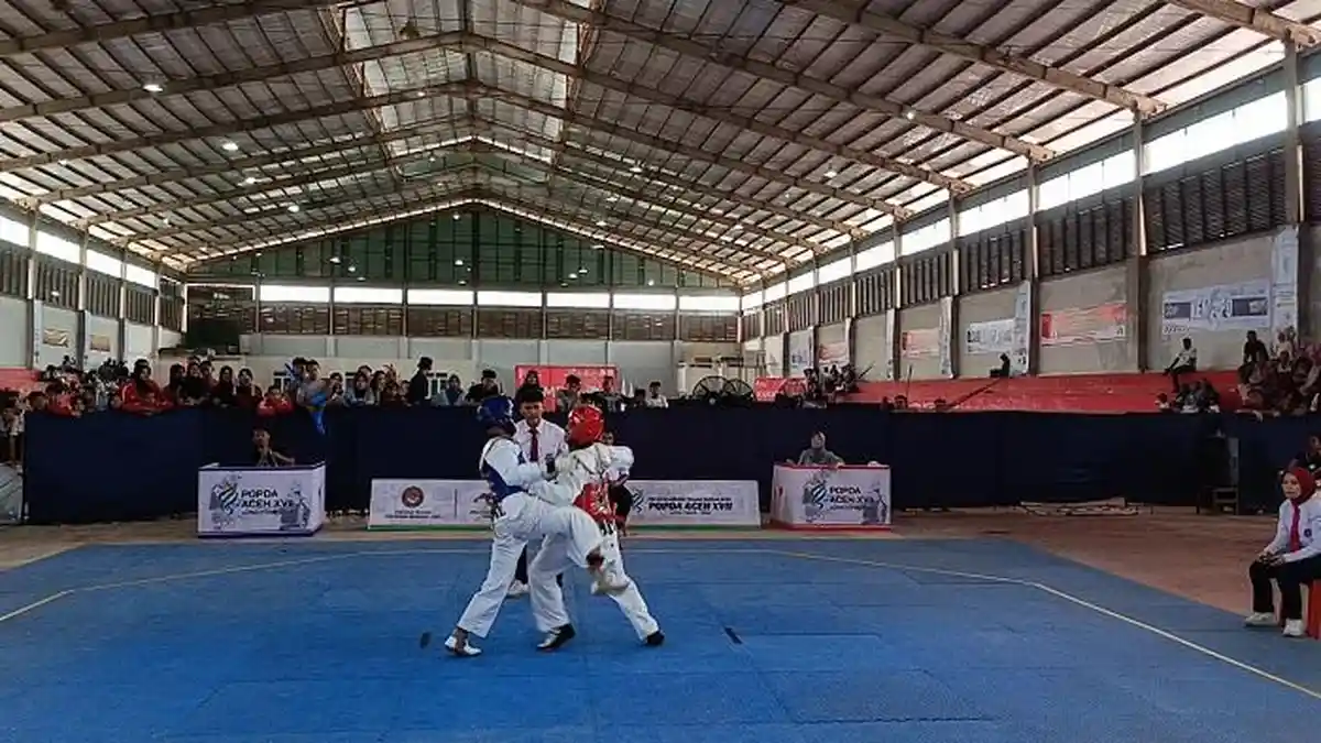 Taekwondo Aceh Timur Sabet Tiga Medali di Ajang Popda, Target Juara Umum