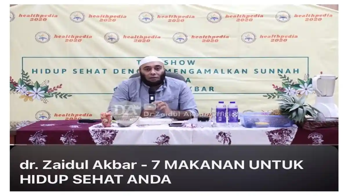 7 Makanan untuk Hidup Sehat Menurut dr Zaidul Akbar