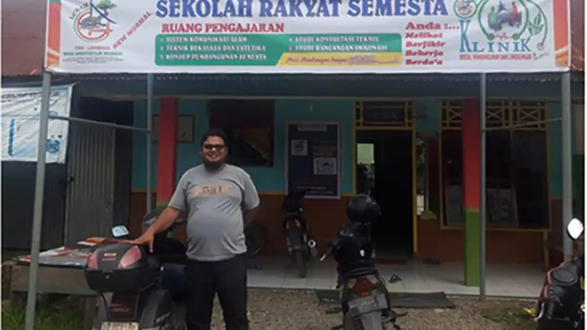 Nah Ini Dia, Warung Kopi Jadi Sekolah, Membangun Aceh Tamiang Lebih Maju Lagi