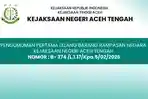 Kejaksaan Negeri Aceh Tengah Umumkan Lelang Barang Rampasan