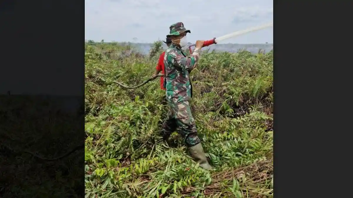 Kebakaran Lahan di Muaro Jambi 7 Hari Tak Kunjung Padam