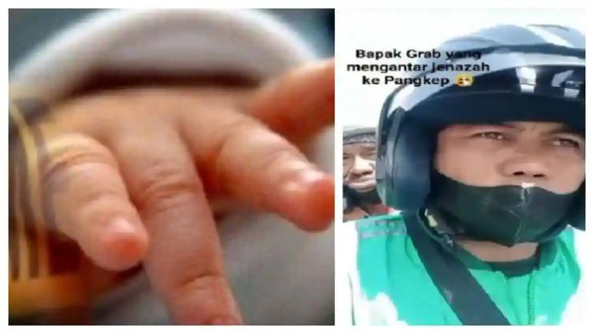 Driver Ojol Viral Antar Jenazah Bayi dari Makassar ke Pangkep, Netizen: Panjang Umur Orang Baik