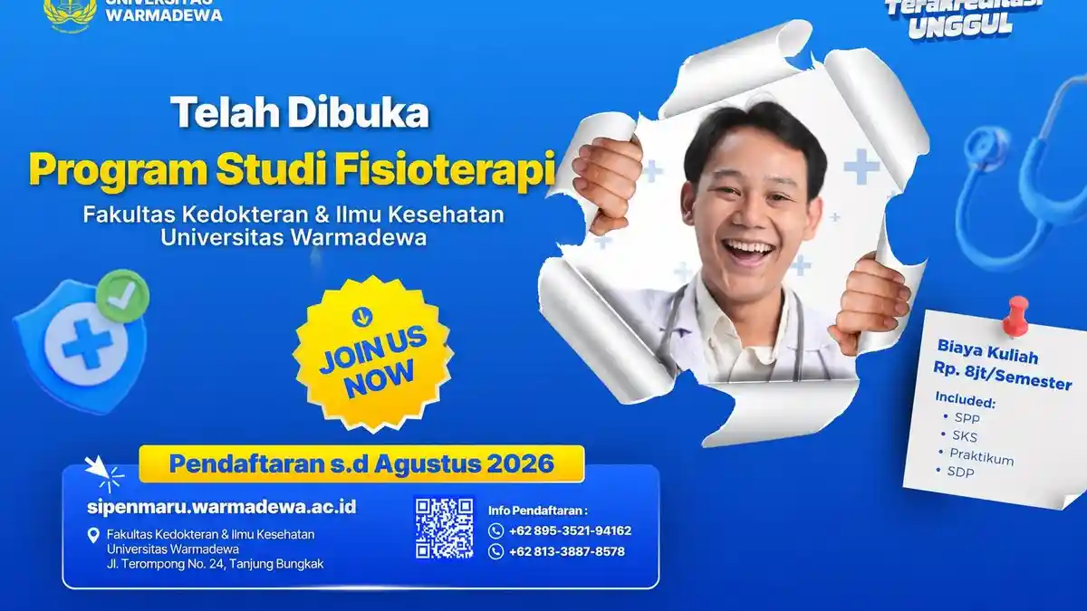 Rektor Unwar Terima SK Prodi S1 Fisioterapi dari LLDIKTI, Penerimaan Mahasiswa Baru Resmi Dibuka