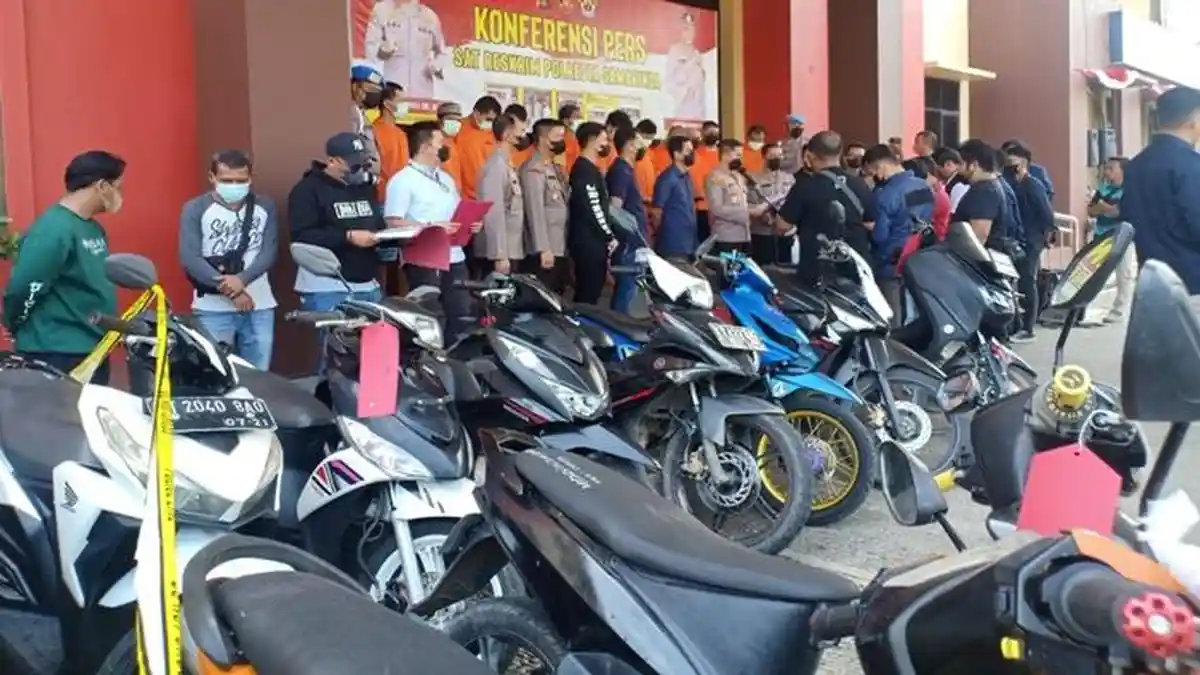Mei Hingga Agustus 2022, Polresta Samarinda dan Polsek Jajaran Berhasil Ungkap 7 Kasus Curnamor