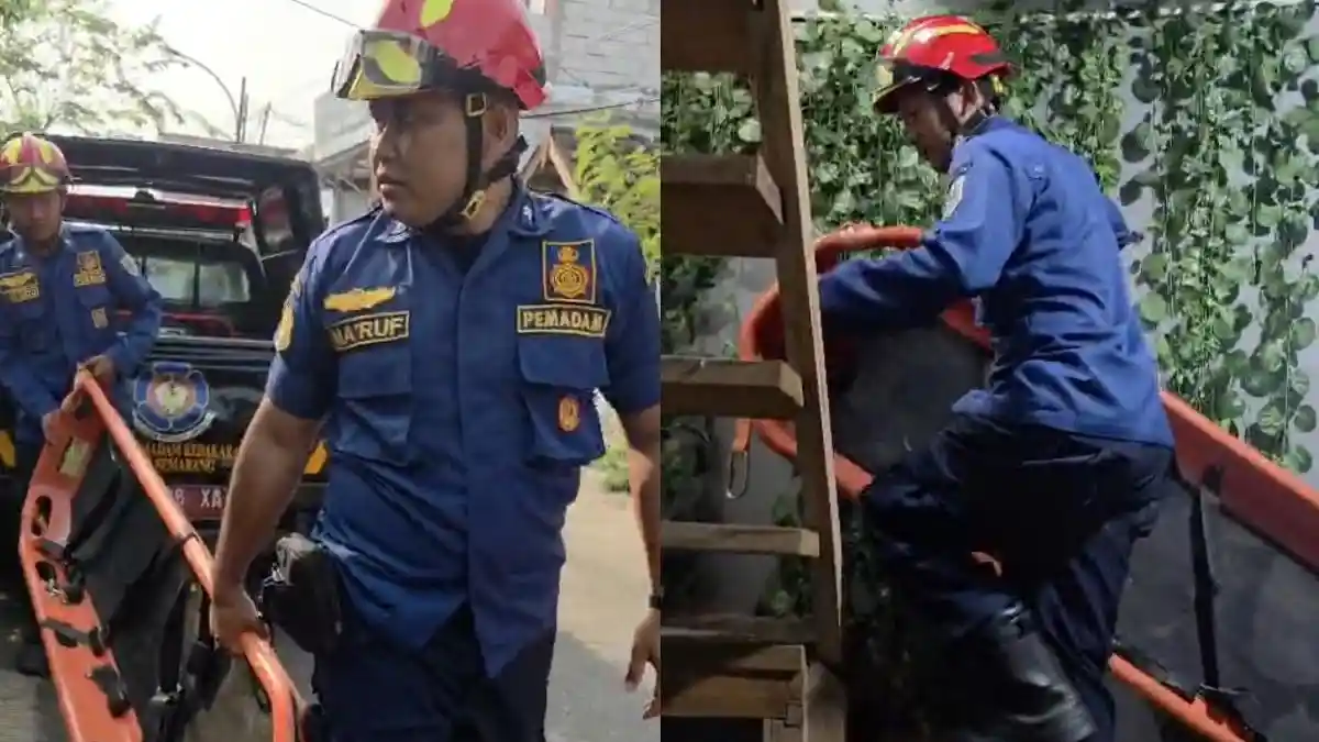Masih Setengah Sadar saat Bangun Tidur, Remaja di Semarang Jatuh dari Tangga Setinggi 2,5 Meter - Tribunjateng.com