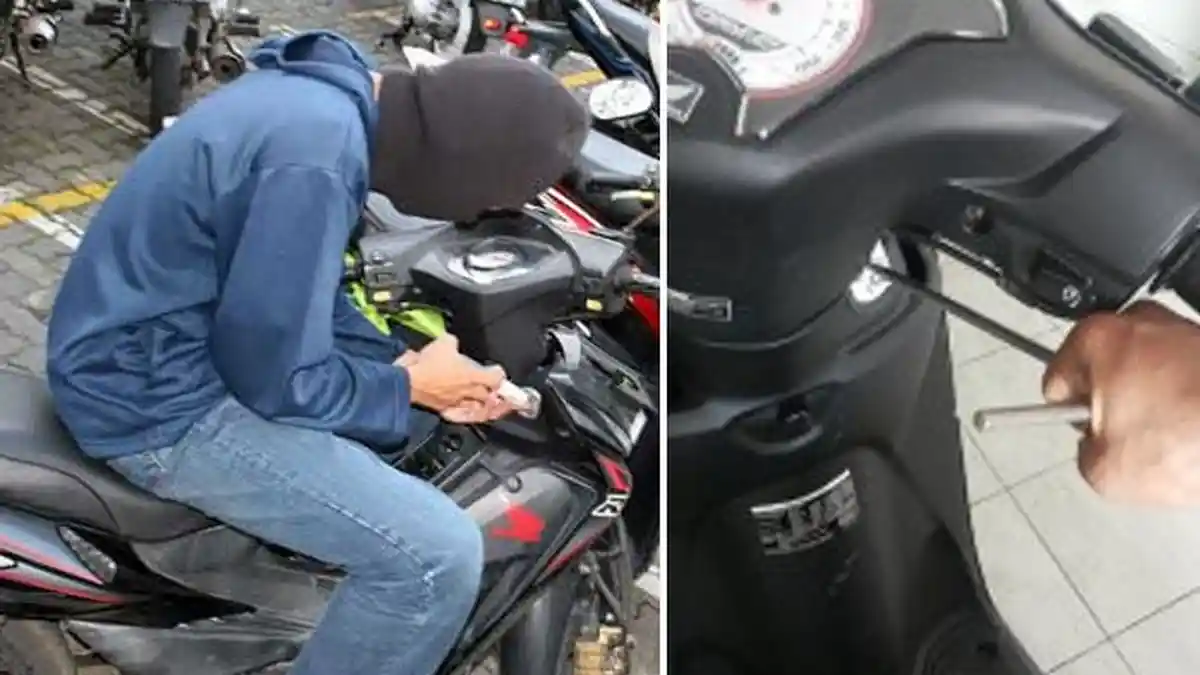 Kos-kosan Wonokromo Disatroni Maling,  Motor Raib, Korban Temukan Tuas Diduga Kunci T Pelaku