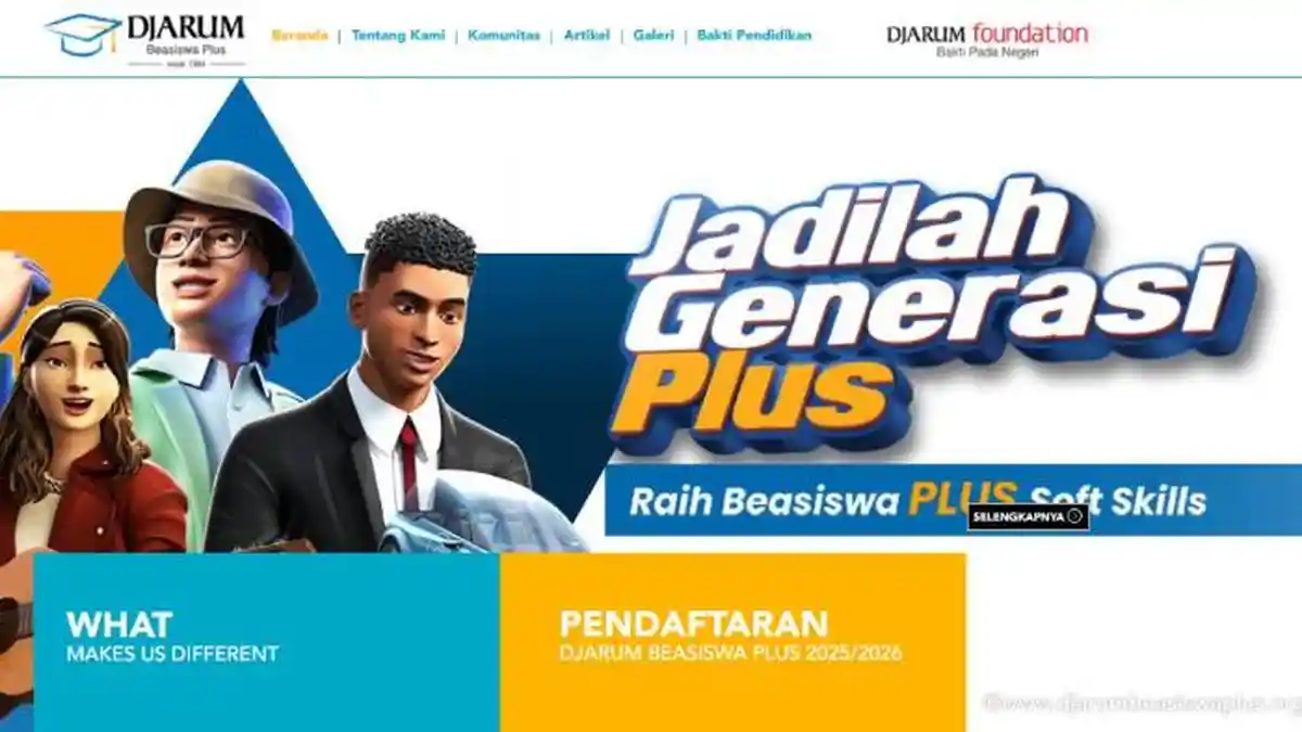 Segera Dibuka Djarum Beasiswa Plus 2025 untuk Mahasiswa S1 atau D4, Simak Jadwal, Syarat dan Alurnya