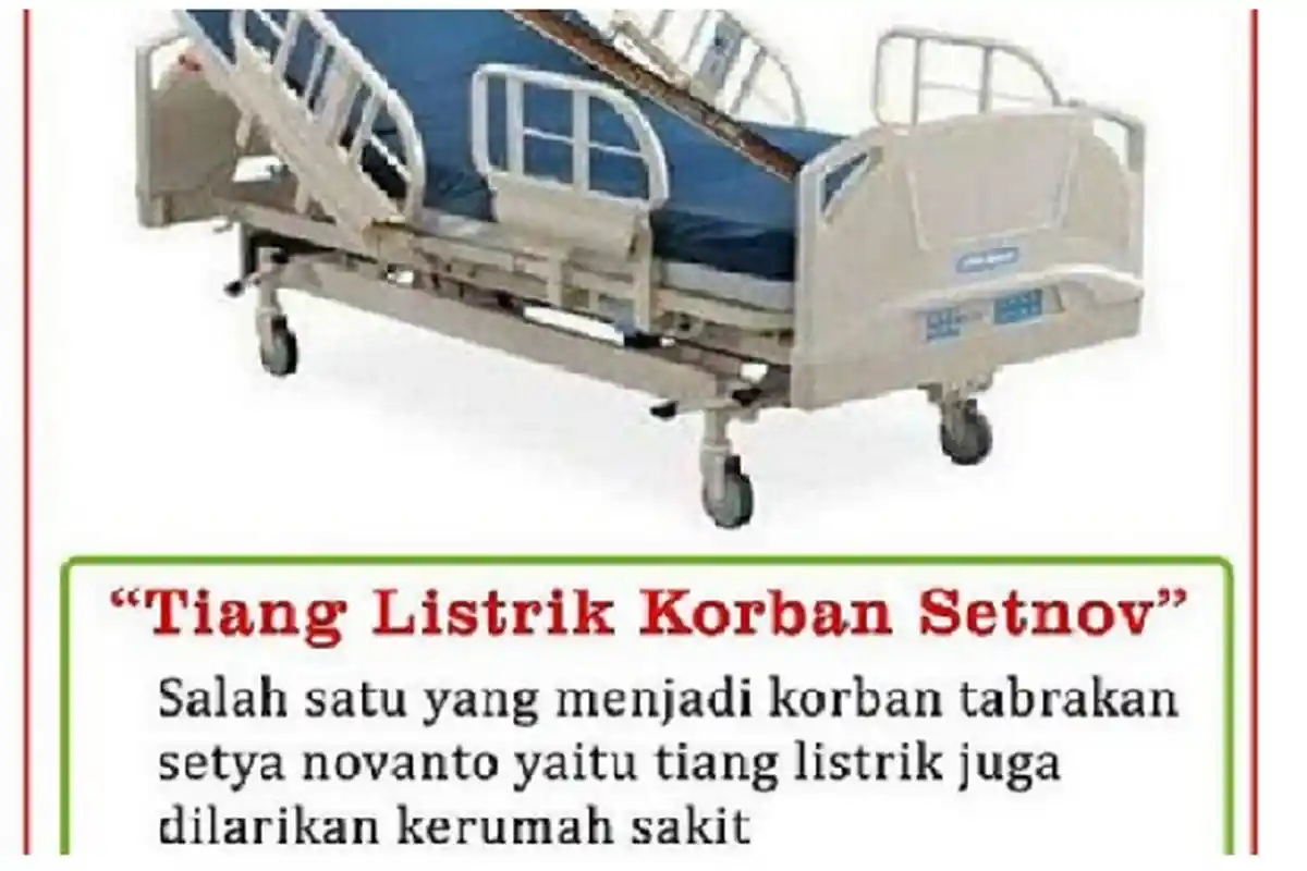 Warganet Sebut RS Tempat Setnov Dirawat Sudah Dipesan hingga Meme Tiang Listrik Korbannya