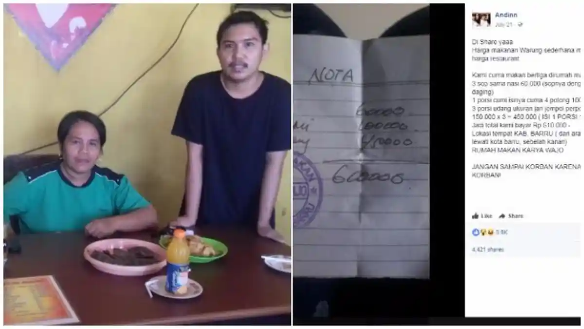 Pemilik RM Karya Wajo Nangis Dikatai Perampok dan Mau Cepat Naik Haji