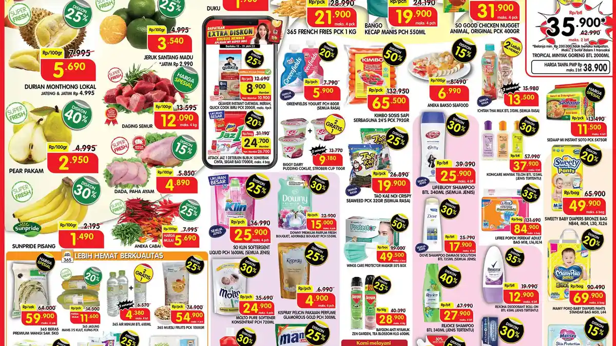 LEBIH HEMAT! Promo Superindo Hingga 16 Januari 2022, Ada Minyak Goreng Murah & Diskon 50%