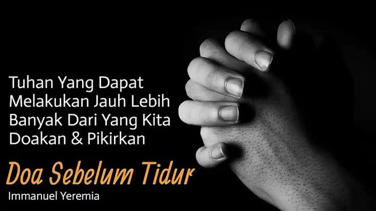 Doa Sebelum Tidur Kristen Protestan untuk Keluarga