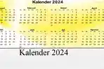 Link Unduh Kalender 2024 Gratis Versi PDF PNG dan JPG, Lengkap Hari Libur Dan Cuti Bersama