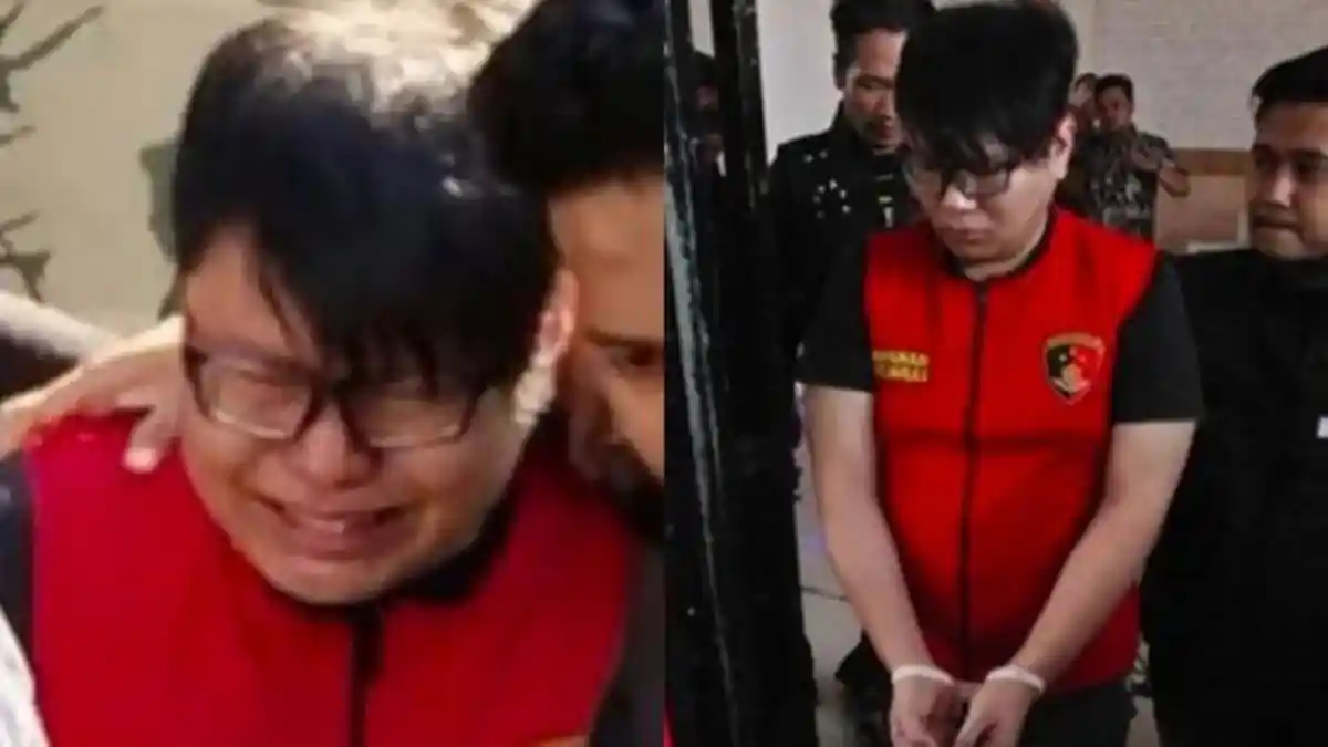 Kejam Aniaya Pacar hingga Tewas, Gregorius Anak Anggota DPR RI Menangis saat jadi Tersangka