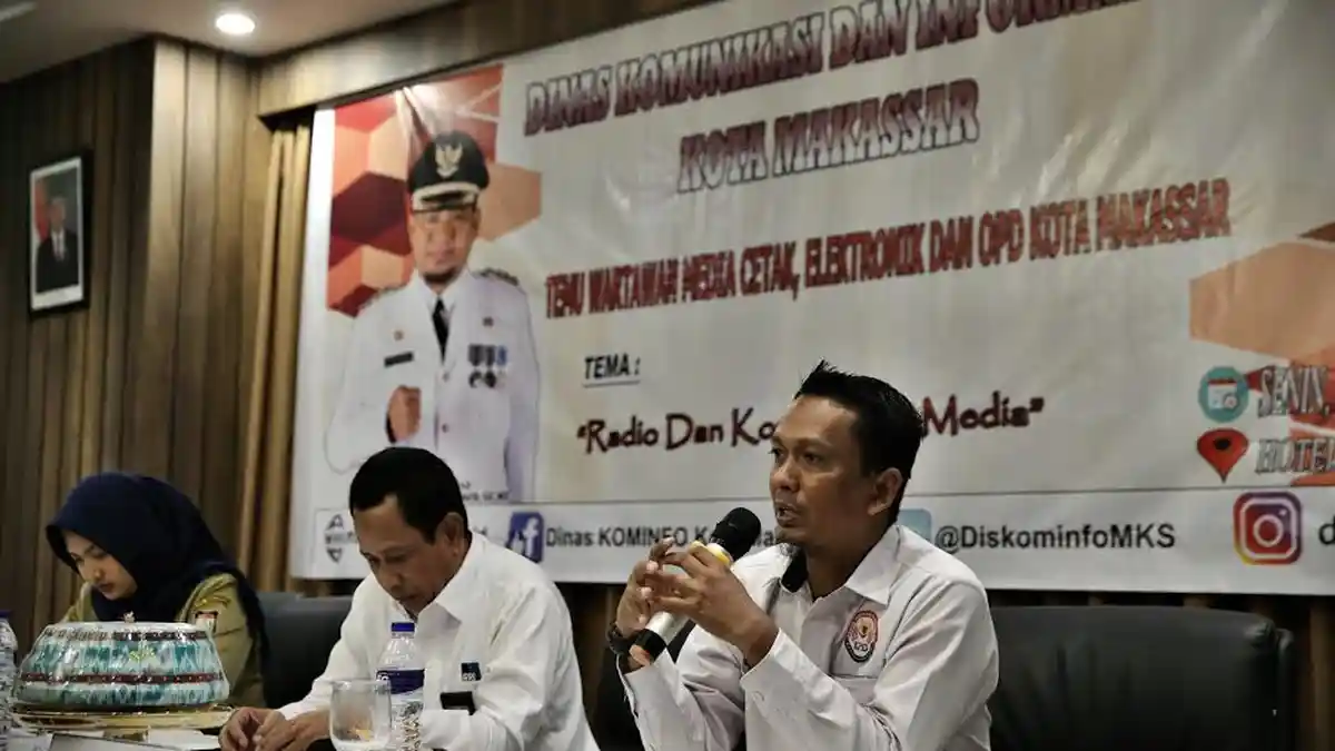 FOTO: Diskominfo Makassar Temu Wartawan Media dan OPD