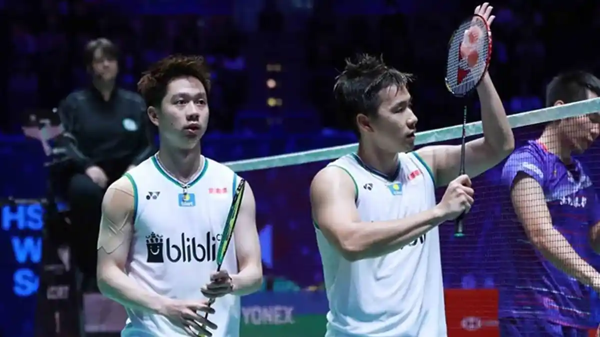 Detik-detik Aksi Tengil Kevin Sanjaya di Semifinal All England Open 2020, Reaksi Lawan Kesal