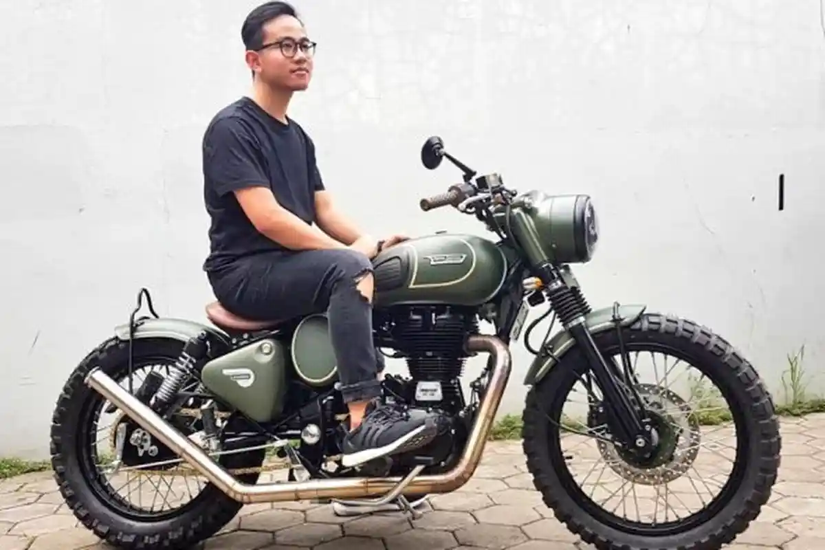 Sederet Koleksi Motor Custom Gibran, Putra Sulung Jokowi yang Maju di Pilkada Solo