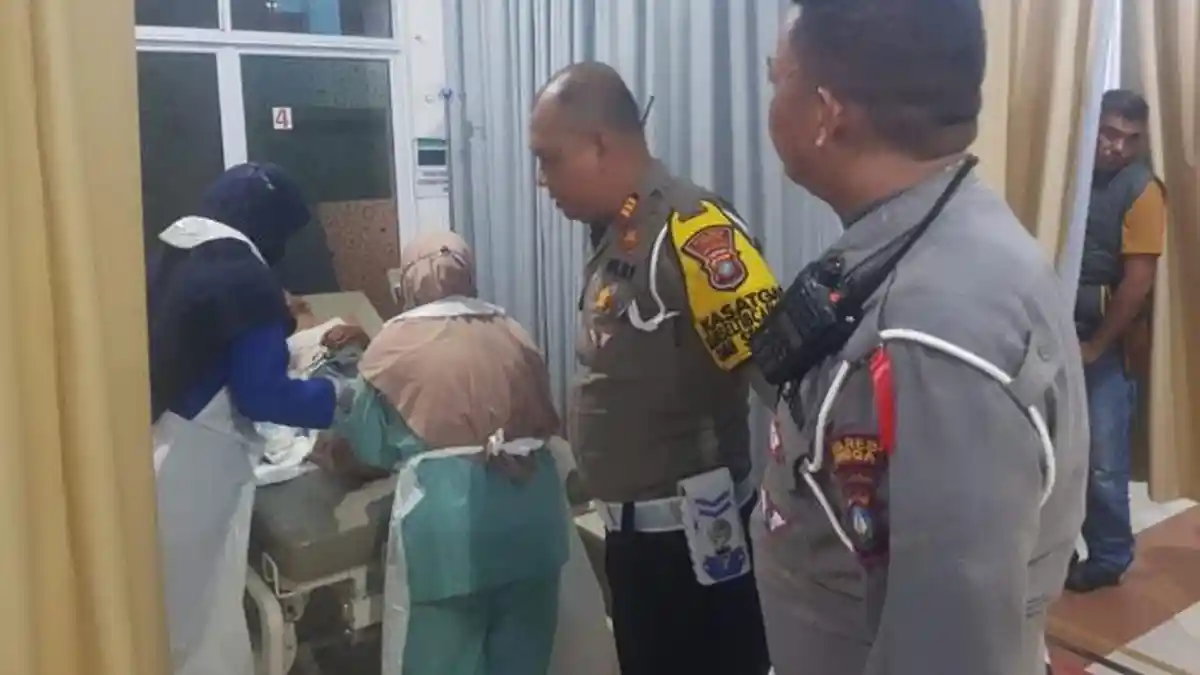 Kecelakaan di Lingga saat Malam Tahun Baru 2024 Motor vs Sepeda, Dua Orang Luka