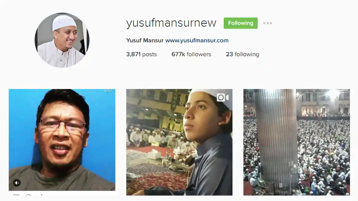Ustaz Yusuf Mansur Klarifikasi Berita Wafatnya Aa Gym