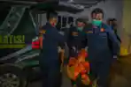 Jenazah Kecelakaan Bus ALS vs Truk Tangki di Muratara
