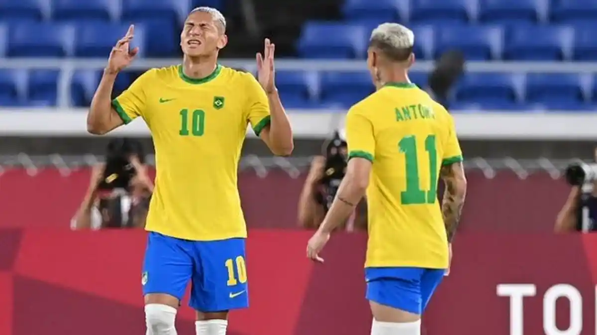 Brasil Hancurkan Jerman di Olimpiade Tokyo 2020, Richarlison Hattrick dan Drama 6 Gol
