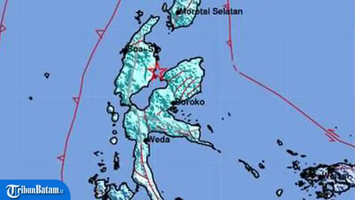 GEMPA HARI INI Gempa Mag 5.7 Guncang Halmahera Utara, Senin (15/6) Pukul 11.15 WIB, Simak Info BMKG