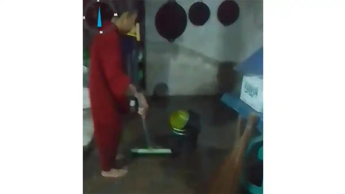Air Sungai Meluber, Belasan Rumah Warga Desa Silomukti Situbondo Tergenang Banjir Setinggi 50 Cm