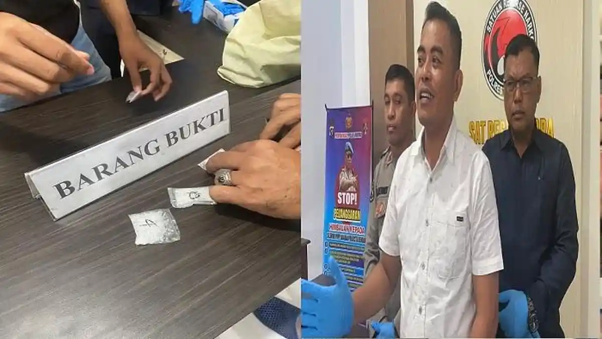 Polisi Tes Urine 4 Napi Koruptor Buntut Kasus Penyelundupan Sabu di Lapas Kendari Sulawesi Tenggara