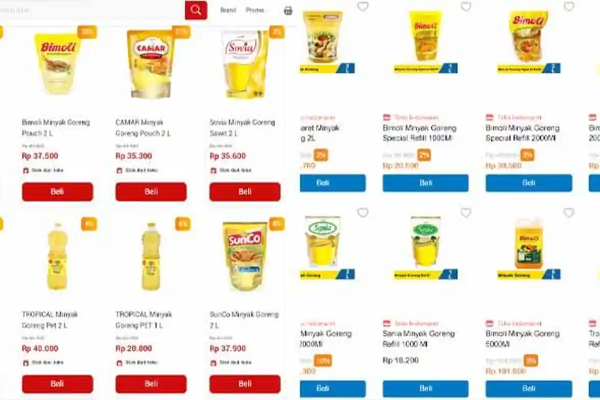 Harga Minyak Goreng di Alfamart dan Indomaret Hari Ini Senin 17 April 2023: Bimoli Diskon 25 Persen