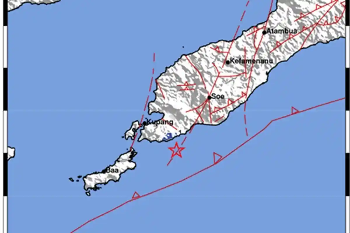 Gempa Terkini Guncang NTT Rabu Siang Info BMKG, Episenter Berpusat di Darat